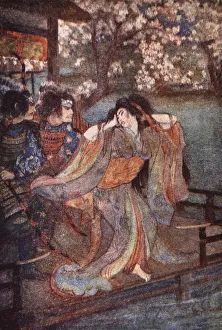 The Maiden of Unai, illustration from The Myths and Legends of Japan by F. Hadland Davis, 1918 (colour litho) The Maiden of Unai, illustration from The Myths and Legends of Japan by F. Hadland Davis, 1918 (colour litho)