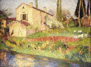 Images Dated 30th May 2011: Maison de Marie-Louise, (oil on canvas)