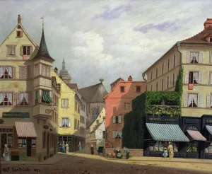 Maison Mathieu, Grand-Rue, Colmar, 1876 (oil on canvas) Maison Mathieu, Grand-Rue, Colmar, 1876 (oil on canvas)