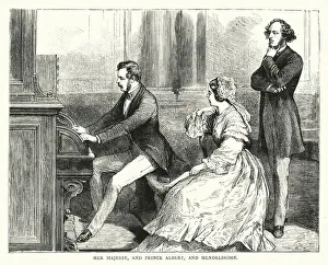 Her Majesty, and Prince Albert, and Mendelssohn (engraving) Her Majesty, and Prince Albert, and Mendelssohn (engraving)
