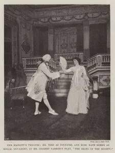 Her Majesty's Theatre, Mr Tree as Doltaire, and Miss Kate Rorke as Mademoiselle Her Majesty's Theatre, Mr Tree as Doltaire, and Miss Kate Rorke as Mademoiselle