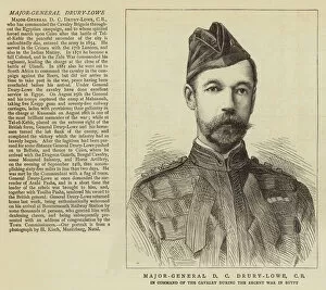 Major-General D C Drury-Lowe, CB (engraving)