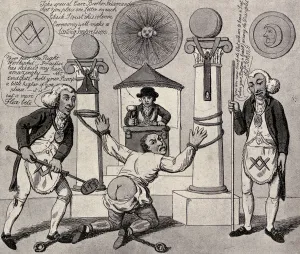 How to Make a Mason, 1800, from The Freemason, by Eugen Lennhoff, published 1932 How to Make a Mason, 1800, from The Freemason, by Eugen Lennhoff, published 1932