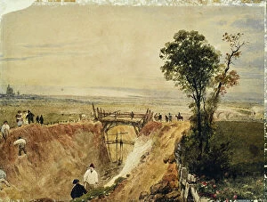 Labourer Gallery: Making the Shoreham Railroad, c.1840 (w/c on paper)