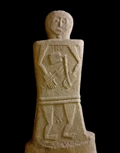 Male stele, Iron Age (8th-6th century BC) (sculpture) Male stele, Iron Age (8th-6th century BC) (sculpture)