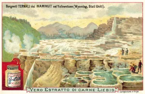 Mammoth Hot Springs, Yellowstone National Park, Wyoming, USA (chromolitho) Mammoth Hot Springs, Yellowstone National Park, Wyoming, USA (chromolitho)