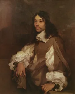Man with Black Ribbons, 1657-58 (oil on canvas) Man with Black Ribbons, 1657-58 (oil on canvas)