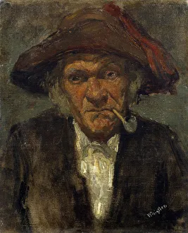 The Man Has The Pipe Painting by James Mac Neil Whistler (1834-1903), 1859 Sun The Man Has The Pipe Painting by James Mac Neil Whistler (1834-1903), 1859 Sun