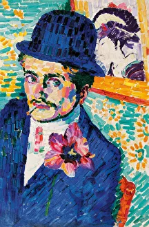 Man with a Tulip (Portrait of Jean Metzinger), 1906 (oil on canvas) Man with a Tulip (Portrait of Jean Metzinger), 1906 (oil on canvas)