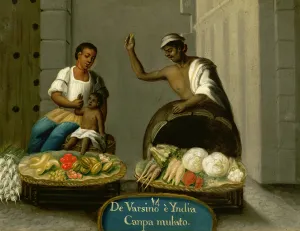 A Man from Varsino and his American Indian Wife, from a series of mixed marriages in A Man from Varsino and his American Indian Wife, from a series of mixed marriages in