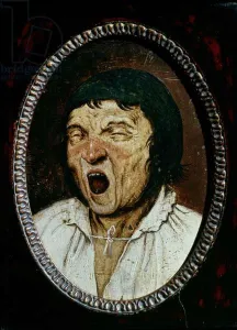 Grimace Gallery: Man Yawning (oil on panel)