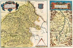 Map of Bourges and the region of the centre in Gaul (France), 1570 (engraving) Map of Bourges and the region of the centre in Gaul (France), 1570 (engraving)