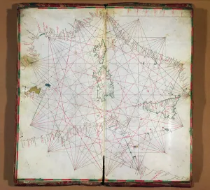 Map of the Central Mediterranean (ink on parchment) Map of the Central Mediterranean (ink on parchment)