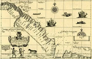 Map of the Coast of Guiana, 1646-47