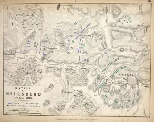 Map of the Heilsberg, published by William Blackwood and Sons, Edinburgh & London Map of the Heilsberg, published by William Blackwood and Sons, Edinburgh & London