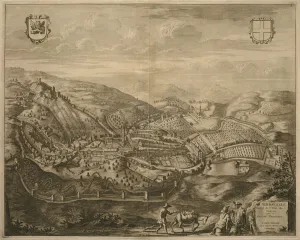 Map of Serravalle, from Les Villes de Venetie, 1704 Map of Serravalle, from Les Villes de Venetie, 1704