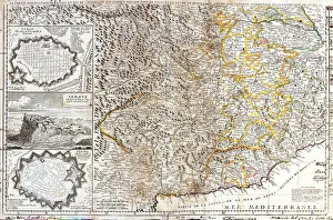 Map of the South territories of the duke of Savoy, in Italy (Engraving, 1717) Map of the South territories of the duke of Savoy, in Italy (Engraving, 1717)