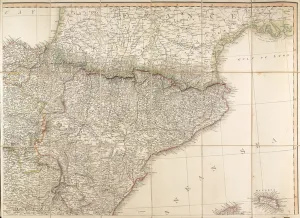 Map of Spain said to have been used by the Duke of Wellington Map of Spain said to have been used by the Duke of Wellington