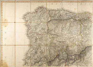 Map of Spain said to have been used by the Duke of Wellington Map of Spain said to have been used by the Duke of Wellington