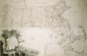 Map of the state of Massachusetts, 1801 (engraving) Map of the state of Massachusetts, 1801 (engraving)