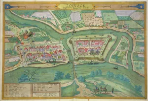 Map of Szolnok, from Civitates Orbis Terrarum by Georg Braun (1541-1622 Map of Szolnok, from Civitates Orbis Terrarum by Georg Braun (1541-1622