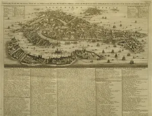 Map of Venice, published by H. Chatelain in Amsterdam, 1728 (engraving) Map of Venice, published by H. Chatelain in Amsterdam, 1728 (engraving)