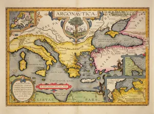 Map of the Voyage of the Argonauts, from the Theatrum Orbis Terrarum, 1603 Map of the Voyage of the Argonauts, from the Theatrum Orbis Terrarum, 1603