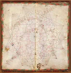 Map of the Western Mediterranean (ink on parchment) Map of the Western Mediterranean (ink on parchment)
