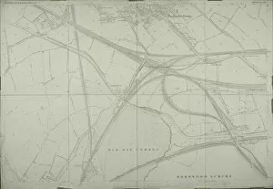 Brent Gallery: Map of Willesden, London (litho)