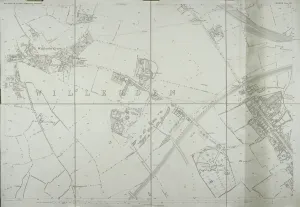 Brent Gallery: Map of Willesden, London (litho)