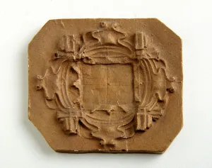 Maquette for an octagonal plaque (gilded plaster) Maquette for an octagonal plaque (gilded plaster)