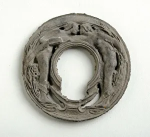 Maquette for a Pendant with an Arabesque Escutcheon (bronzed plaster) Maquette for a Pendant with an Arabesque Escutcheon (bronzed plaster)