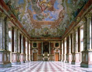 The Marble Hall in the abbey church of St. Florian (photo) The Marble Hall in the abbey church of St. Florian (photo)