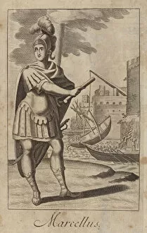 Marcus Claudius Marcellus, Roman general and statesman (engraving)