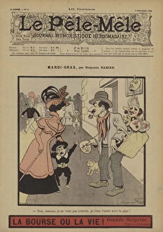 Mardi Gras Gallery: Mardi-Gras. Illustration for Le Pele-Mele, 1902 (colour litho)