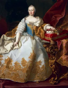 Maria Theresa, Empress of Austria, 1744 (oil on canvas) Maria Theresa, Empress of Austria, 1744 (oil on canvas)