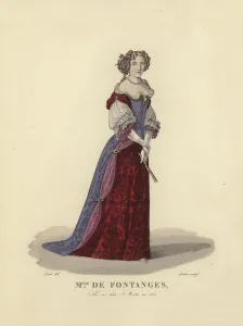 Marie Angelique de Scorailles, Duchess of Fontanges, mistress of King Louis XIV of France Marie Angelique de Scorailles, Duchess of Fontanges, mistress of King Louis XIV of France