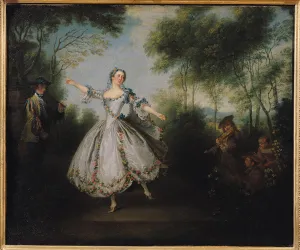 Marie-Anne Cuppi (1710-70) known as La Camargo, dancing, 1730 (oil on canvas) Marie-Anne Cuppi (1710-70) known as La Camargo, dancing, 1730 (oil on canvas)