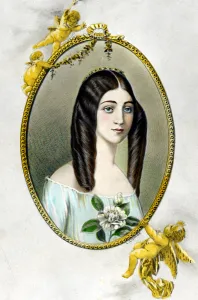 Marie Duplessis (colour litho) Marie Duplessis (colour litho)