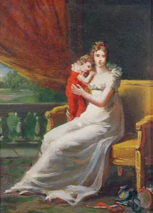 Marie-Louise holding in her arms the King of Rome (oil on canvas) Marie-Louise holding in her arms the King of Rome (oil on canvas)