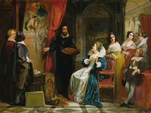 Marie de Medici (1573-1642) Visiting the Studio of Rubens, 1839 (oil on canvas) Marie de Medici (1573-1642) Visiting the Studio of Rubens, 1839 (oil on canvas)