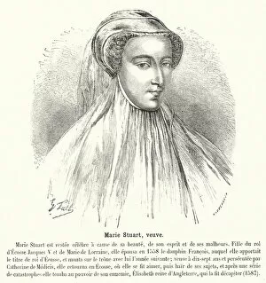 Marie Stuart, veuve (engraving)