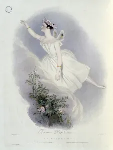 Marie Taglioni (1804-84) in La Sylphide, engraved by Richard James Lane Marie Taglioni (1804-84) in La Sylphide, engraved by Richard James Lane