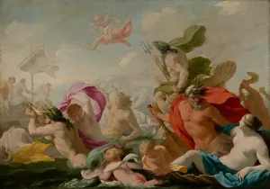 Marine Gods Paying Homage to Love, c.1636-8 (oil on canvas) Marine Gods Paying Homage to Love, c.1636-8 (oil on canvas)