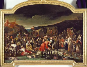 The Market, or The Fair of Poggio a Caiano (oil on canvas) The Market, or The Fair of Poggio a Caiano (oil on canvas)