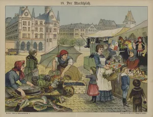 Marketplace (colour litho) Marketplace (colour litho)