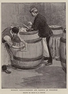 Marking Sledge-Hammers and Barrels at Woolwich (litho) Marking Sledge-Hammers and Barrels at Woolwich (litho)