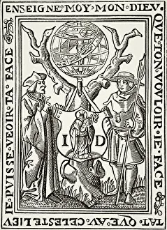 Middle Gallery: The Marque of Jehan St Denis, Parisien Bookseller, from Science