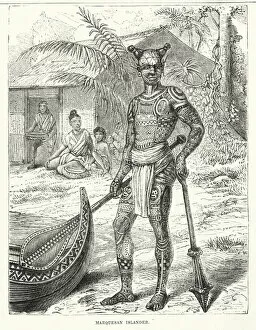 Marquesan Islander (engraving)