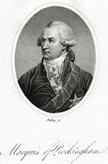 The Marquis of Rockingham, engraved by William Ridley, from Junius Stat Nominus The Marquis of Rockingham, engraved by William Ridley, from Junius Stat Nominus
